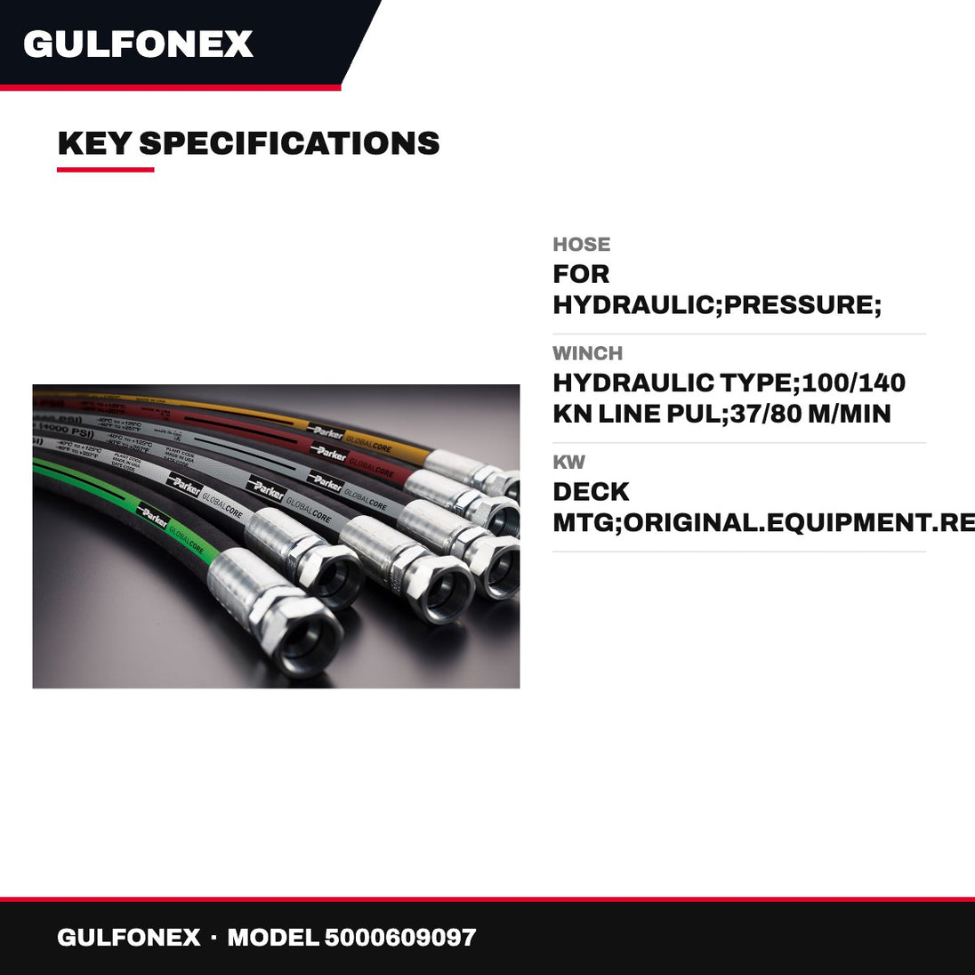 Hose – For Hydraulic, Pressure