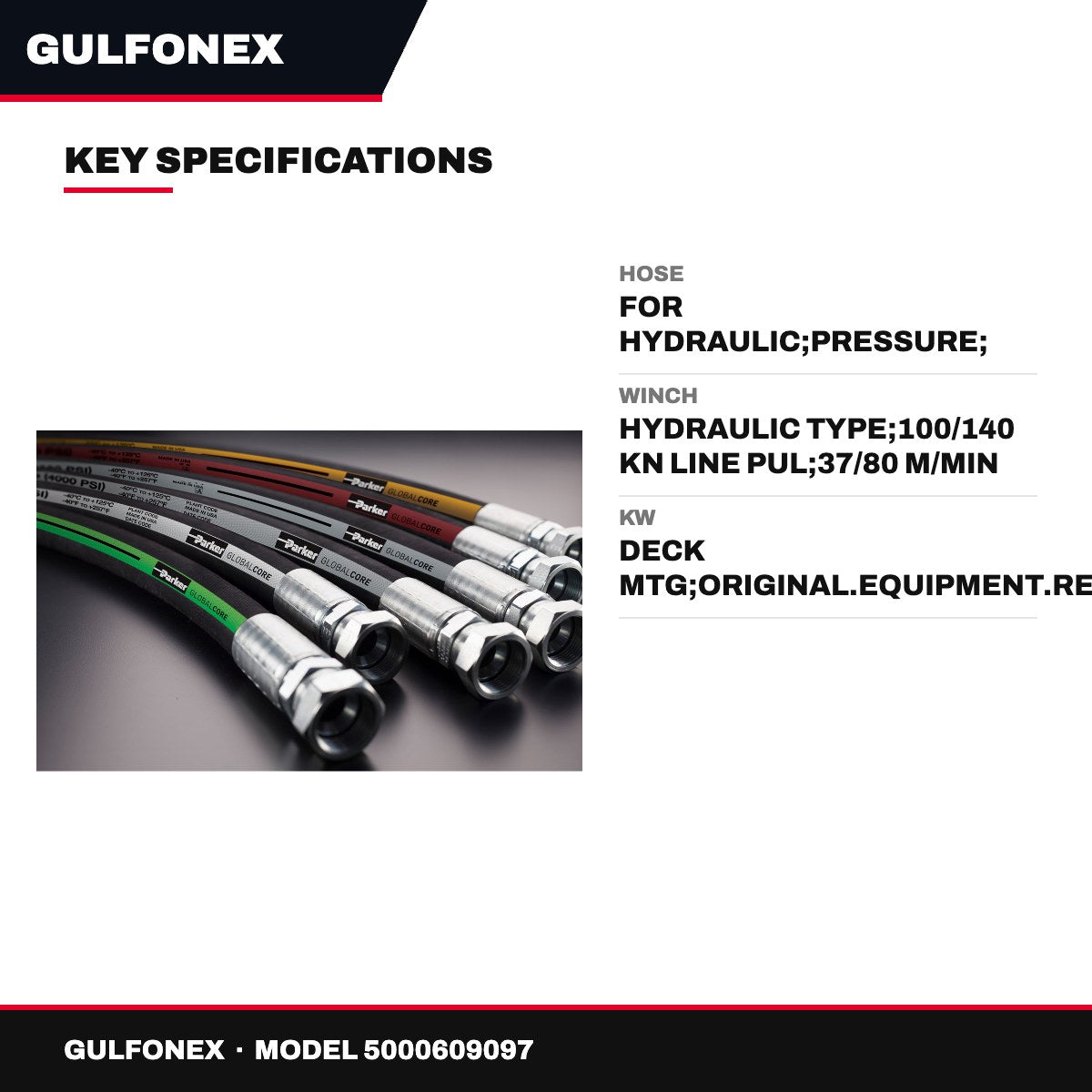 Hose – For Hydraulic, Pressure