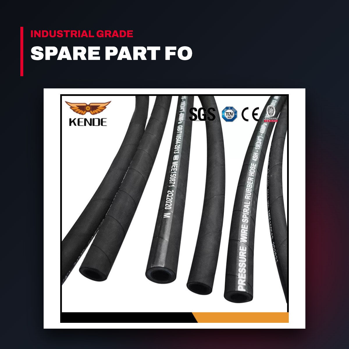 Hose – For Hydraulic, Synthetic Rubber