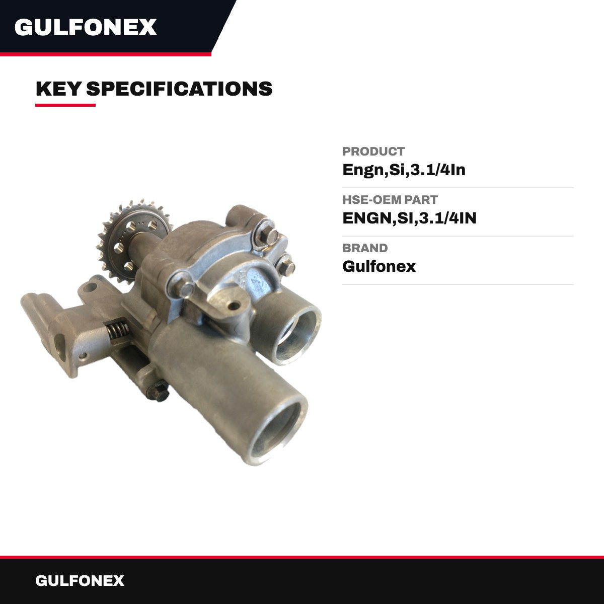 Hse-Oem Part – Engn,Si,3.1/4In
