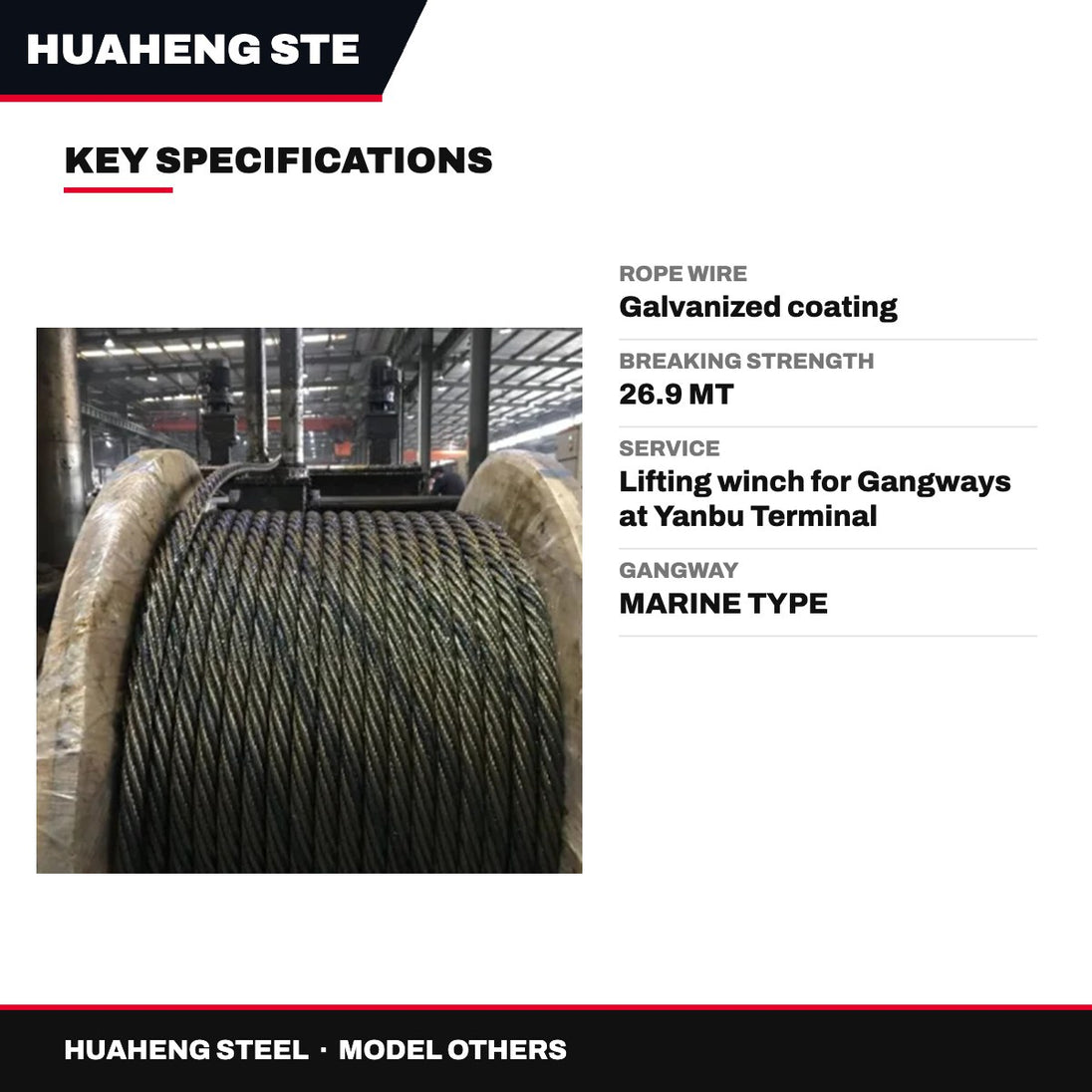 HuaHeng Steel OTHERS – Rope Wire – Galvanized Coating