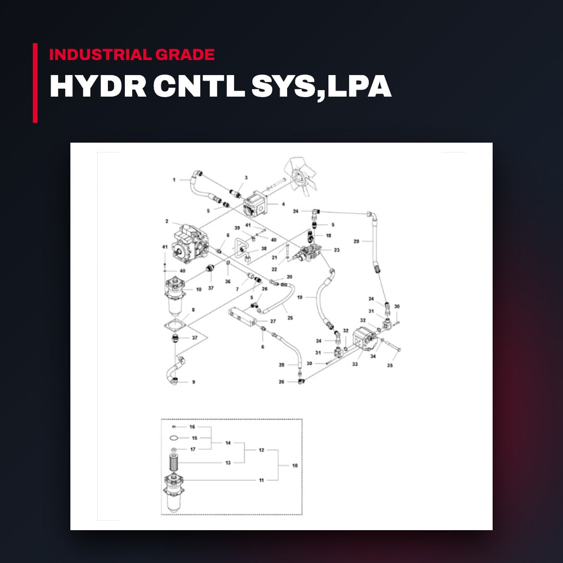 Hydr Pmp-Oem Part – Hydr Cntl Sys,Lpa