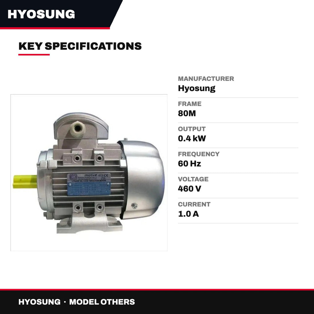 Hyosung OTHERS – Vertical Electric Motor
