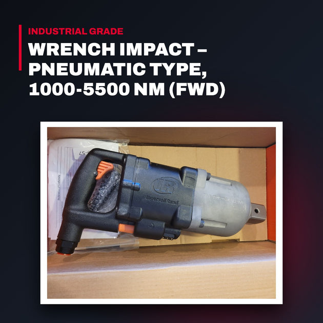 Ingersoll Rand 3955B2TI – Wrench Impact – Pneumatic Type, 1000-5500 Nm (Fwd) Torque