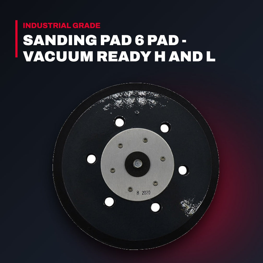 Ingersoll Rand VPAD-6HL – Sanding Pad 6 Pad - Vacuum Ready H And L