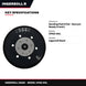 Ingersoll Rand VPAD-6HL – Sanding Pad 6 Pad - Vacuum Ready H And L