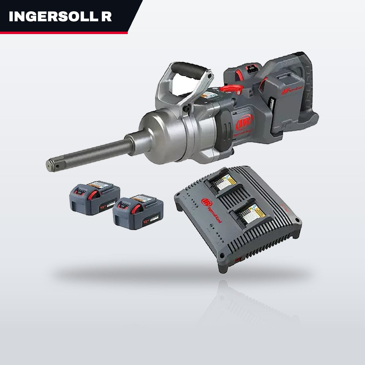 Ingersoll Rand W9691-K4E-EU – 1" Cordless Impact Wrench 4000 Nm, Extended Anvil, 4 Batteries