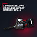 Ingersoll Rand W9691-K4E-EU – 1 Drive Size Long Cordless Impact Wrench 20V – 4 Batteries (5.0) Kit