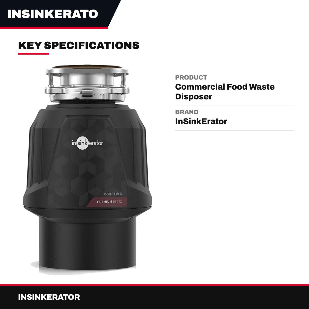 InSinkErator Commercial Food Waste Disposer