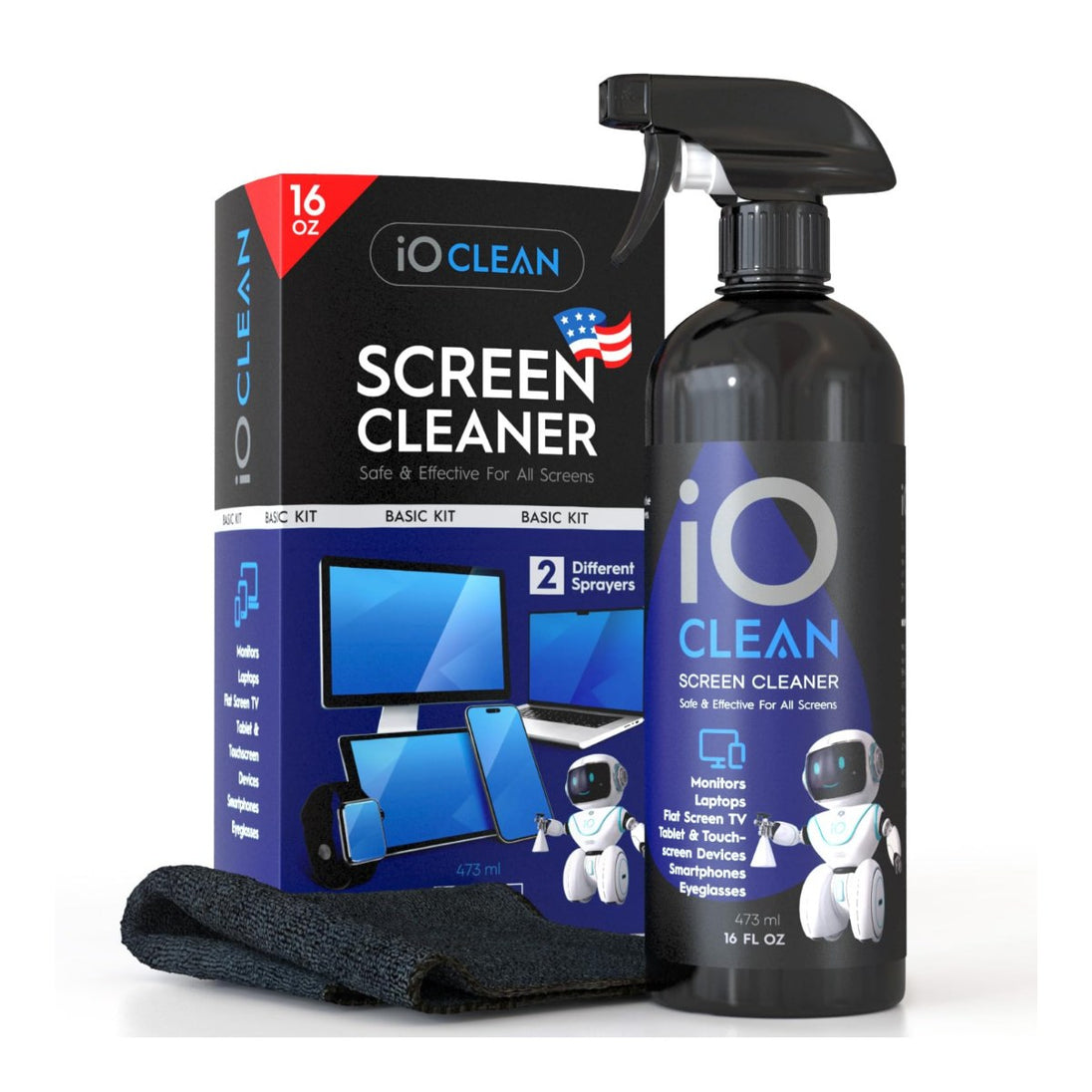 iO CLEAN B0997HW4JP – Display And Electronics Screen Cleaner