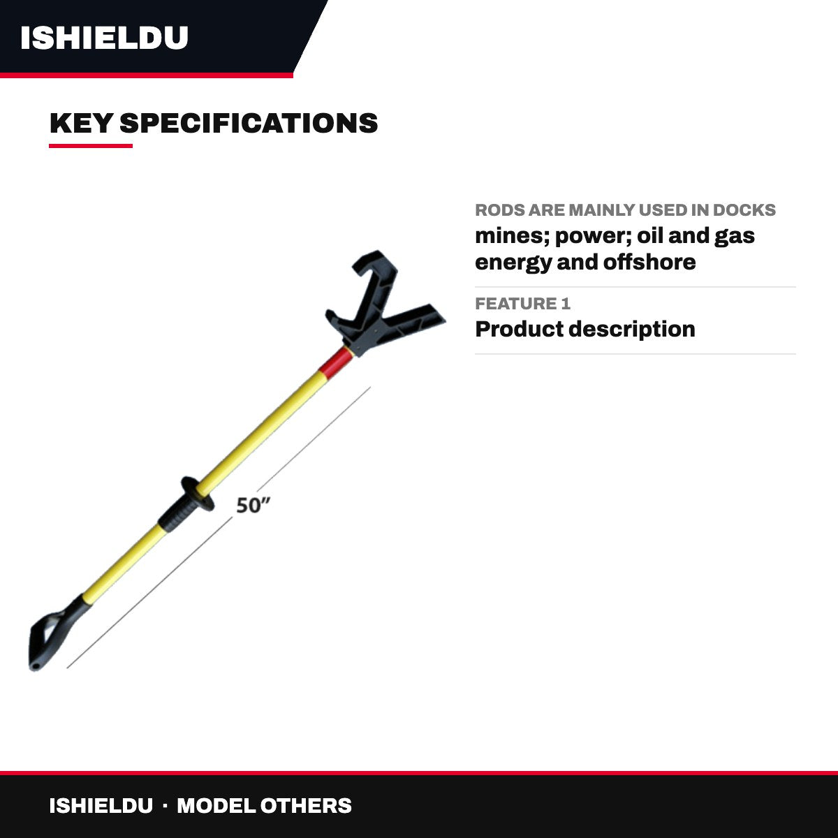 Ishieldu OTHERS – Ishieldu Push And Pull Stick 42 Inch