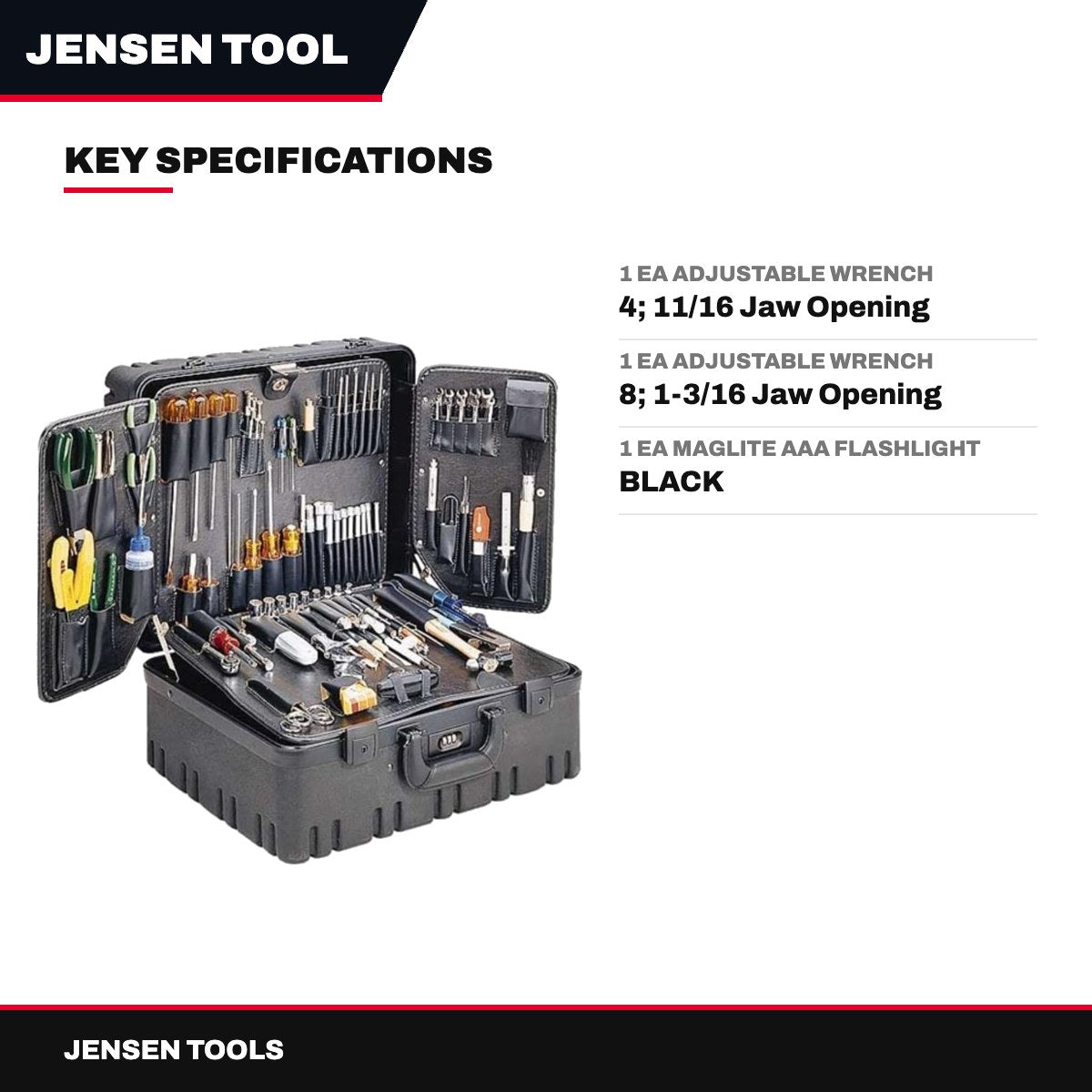 Jensen Tools – Tool Kit That Has The Following Contents