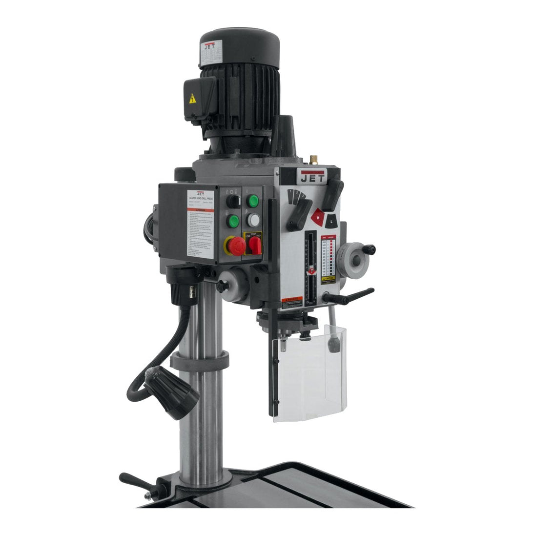 Johnkeans JK-PT-2012 – 20" Geared Head Drill Press with Power Downfeed