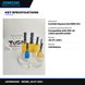 Johnkeans JK-HT-2051 – Carbide Square End Mills Kit