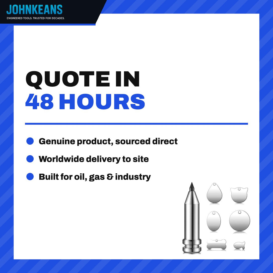 Johnkeans JK-HT-2065 – Engraving Tool Blanks