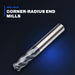 Johnkeans JK-HT-2055 – Corner-Radius End Mills