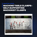 Johnkeans JK-HO-2012 – Machine Table Clamps - Self-Supporting Machinist Clamps