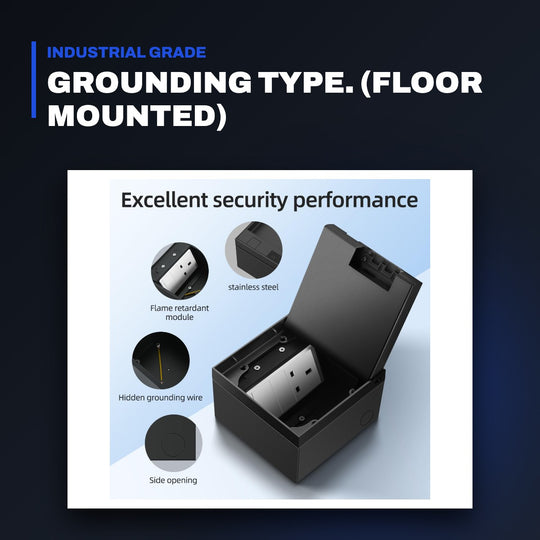Johnkeans JK-TW-2097 – Johnkeans – Floor Mounted Receptacle Outlet – 13A Minmum, 230V