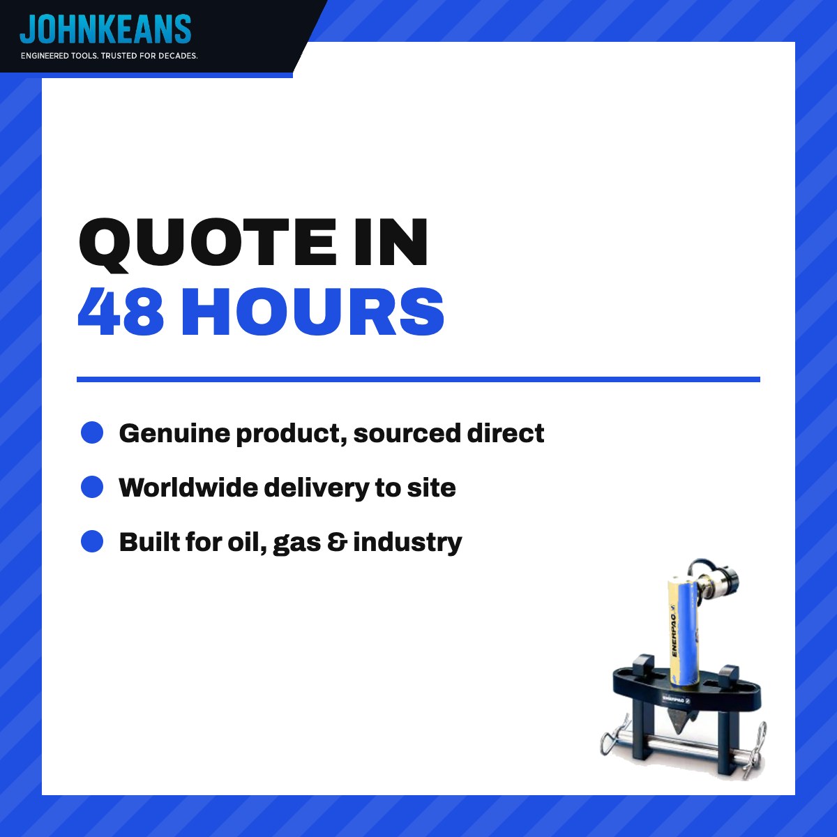 Johnkeans JK-HO-2008 – Flange Spreaders Hydraulic Capacity – 5 Tons
