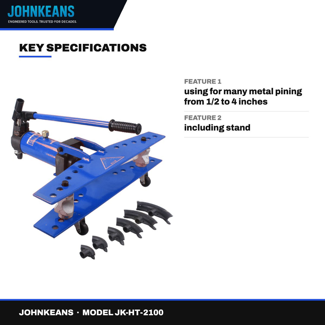Johnkeans JK-HT-2100 – Johnkeans – Hydraulic Pipe Binder