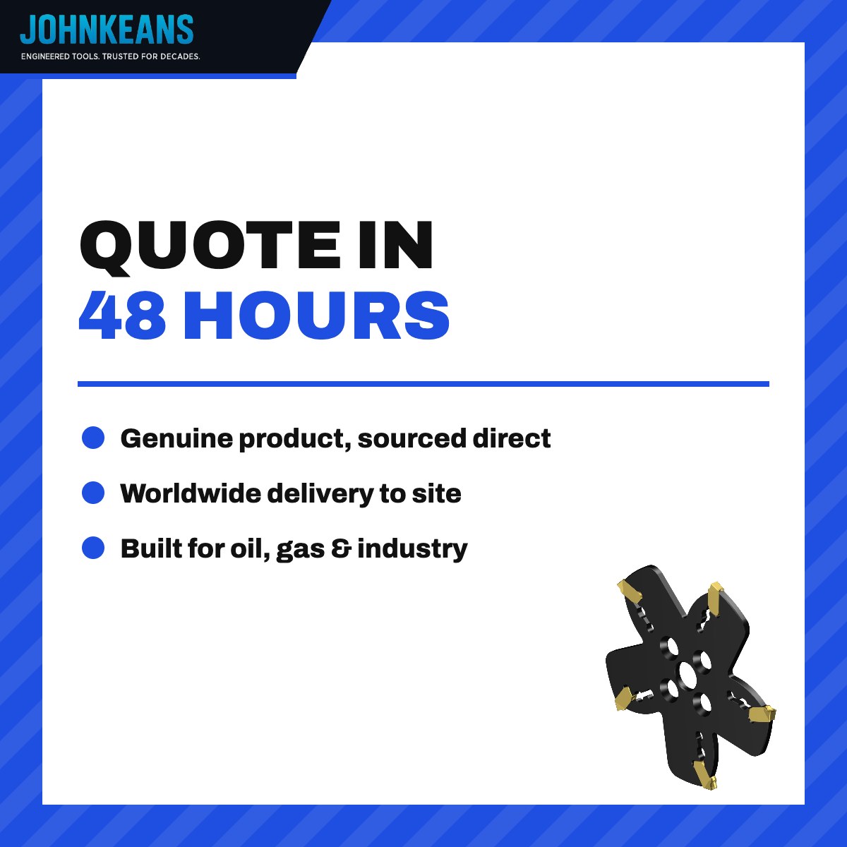 Johnkeans JK-HT-2101 – Johnkeans – Indexable Grooving And Parting Off Cutter