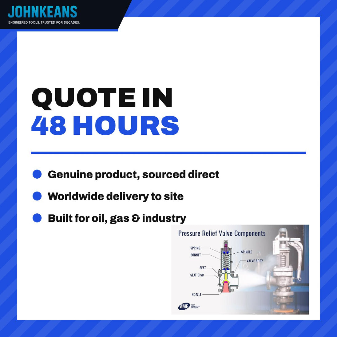 Johnkeans JK-VA-2005 – Johnkeans JK 001221999 – Pressure Relief Valve