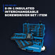 Johnkeans JK-HT-2032 – 8-In-1 Insulated Interchangeable Screwdriver Set / Item 32288