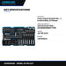 Johnkeans JK-TW-2107 – Proto Impact Socket Set – 1 In Drive Size, 21 Pieces