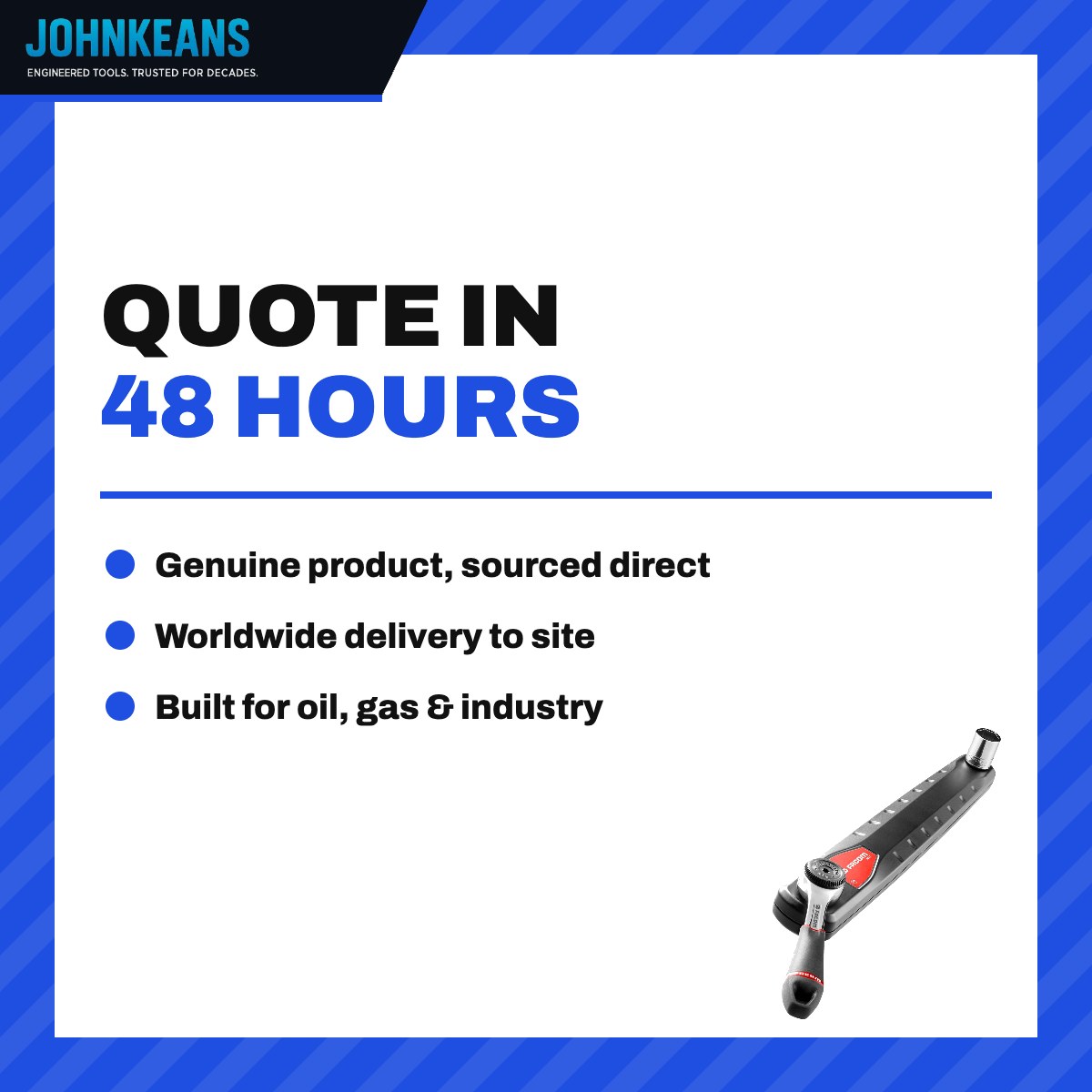 Johnkeans JK-TW-2080 – Driven Offset Extension Wrench