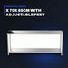Johnkeans JK-GS-2106 – Service Table For Food - 2 Sliding Doors – 1 Mid Shelf, Thickness 2Mm