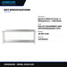 Johnkeans JK-GS-2106 – Service Table For Food - 2 Sliding Doors – 1 Mid Shelf, Thickness 2Mm