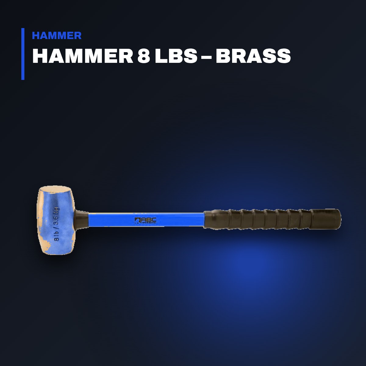 Johnkeans JK-HT-2072 – Hammer 8 Lbs – Brass