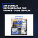 Johnkeans JK-GS-2084 – Johnkeans JK- 1200-S1 – Air Curtain Refrigerator For Drinks - Cube Display Self Service - 4 Led