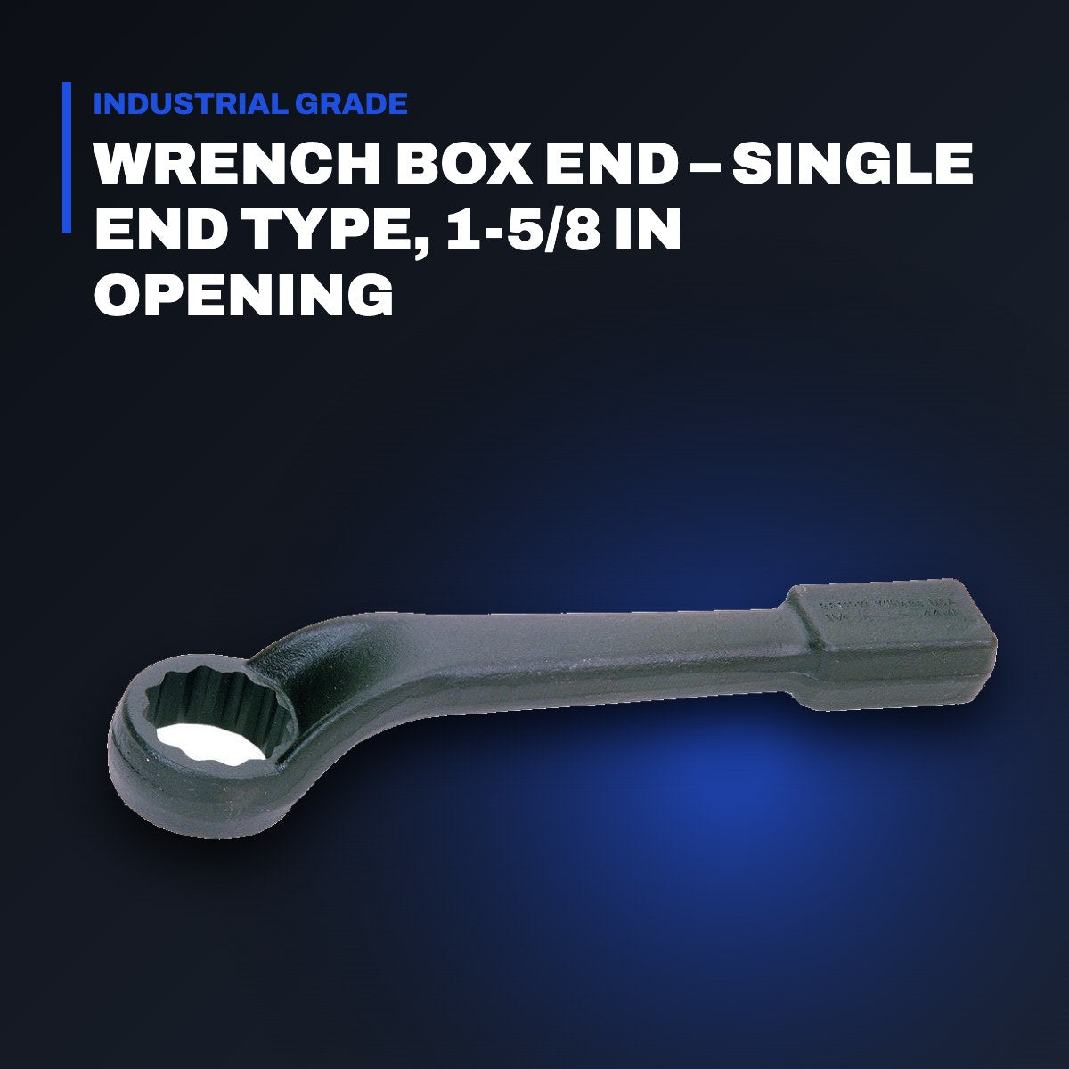 Johnkeans JK-TW-2115 – Wrench Box End – Single End Type, 1-5/8 In Opening
