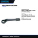 Johnkeans JK-TW-2115 – Wrench Box End – Single End Type, 1-5/8 In Opening