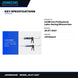 Johnkeans JK-HT-2027 – 310Ml Iron Professional Labor-Saving Silicone Gun Silicone Gun Caulking Gun.