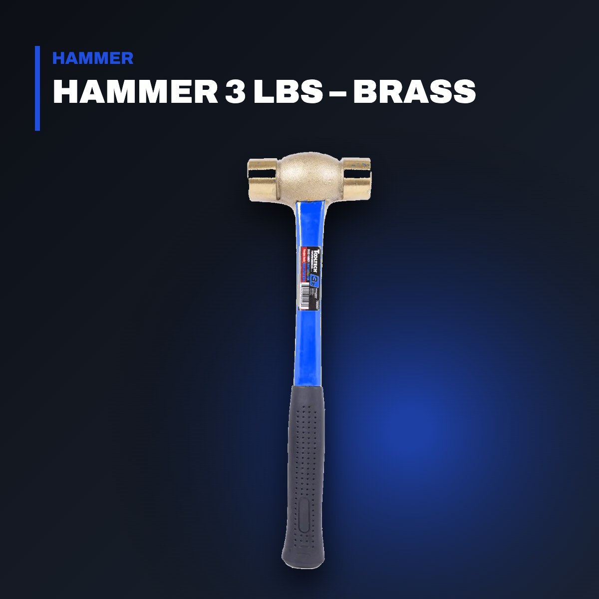 Johnkeans JK-HT-2069 – Hammer 3 Lbs – Brass