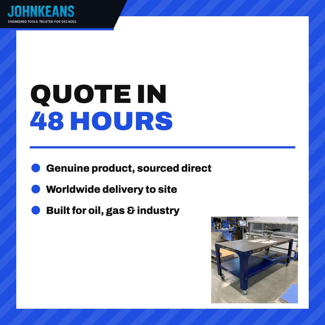 Johnkeans JK-GS-2085 – Johnkeans JK- 1535 – Metal Work Bench