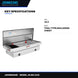 Johnkeans JK-GS-2102 – Saddle Box – Aluminum, Full Extra Wide