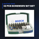 Johnkeans JK-HT-2028 – 32 Pcs Screwdrv Bit Set