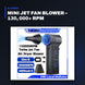 Johnkeans JK-GS-2095 – Mini Jet Fan Blower – 130, 000+ Rpm
