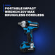 Johnkeans JK-TW-2106 – Portable Impact Wrench 20V Max Brushless Cordless 3/8-In. Ratchet Kit – Product Type Cordless Ratchet, Voltage