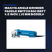 Johnkeans JK-PT-2090 – Makita Angle Grinder Paddle Switch 840 Watt 4.5 Inch 115 Mm Model# 9557 Hpg/220V.