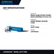 Johnkeans JK-PT-2090 – Makita Angle Grinder Paddle Switch 840 Watt 4.5 Inch 115 Mm Model# 9557 Hpg/220V.