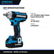 Johnkeans JK-TW-2021 – 1/2" Cordless High-Torque Impact Wrench Kit
