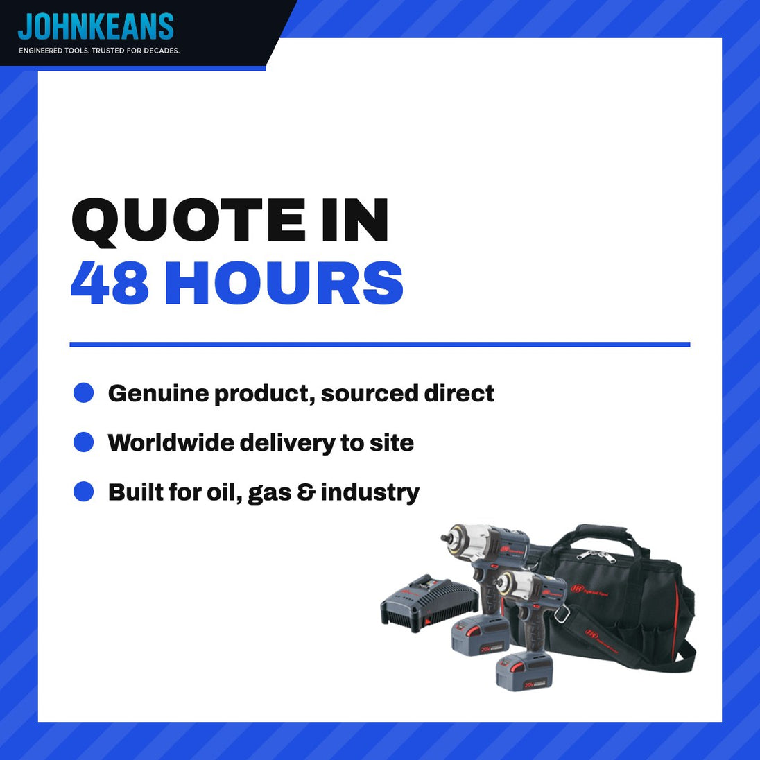 Johnkeans JK-TW-2116 – Wrench Impact 2 Batteries • Max Nut-Busting Torque – 2, 169 Nm (1