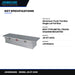 Johnkeans JK-HT-2034 – Aluminum Truck Tool Box Single Lid Full Size