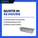 Johnkeans JK-HT-2034 – Aluminum Truck Tool Box Single Lid Full Size