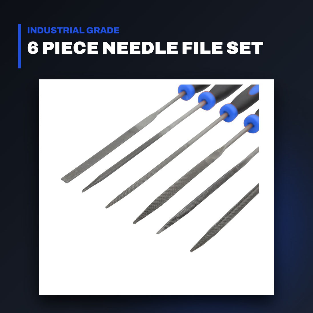 Johnkeans JK-HT-2030 – 6 Piece Needle File Set
