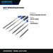 Johnkeans JK-HT-2030 – 6 Piece Needle File Set